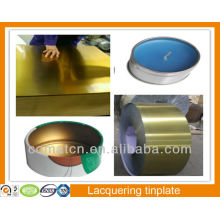 Tinplate,MR grade,lacquered ETP for food can industry